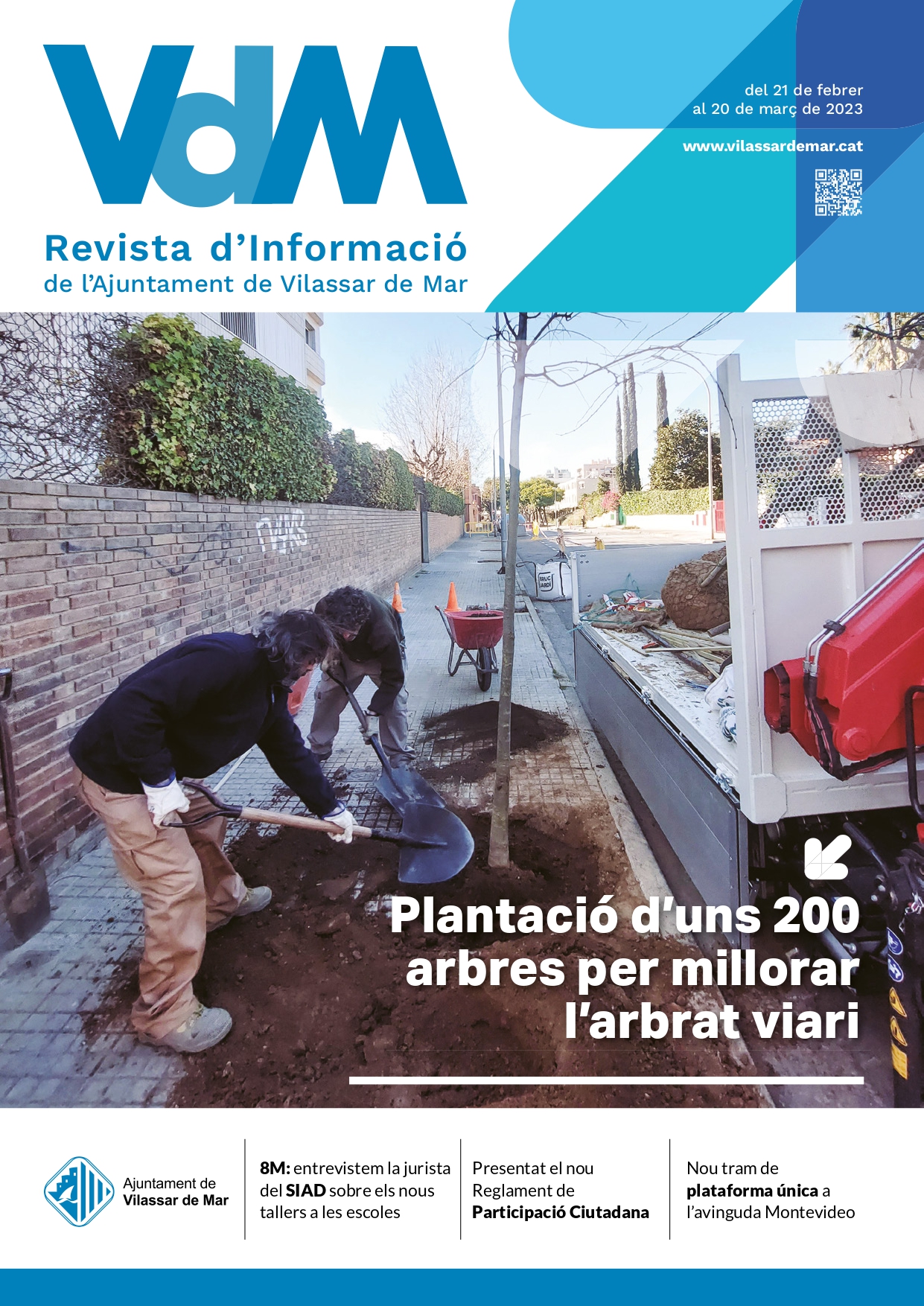 Portada del butlletí municipal de febrer de 2023