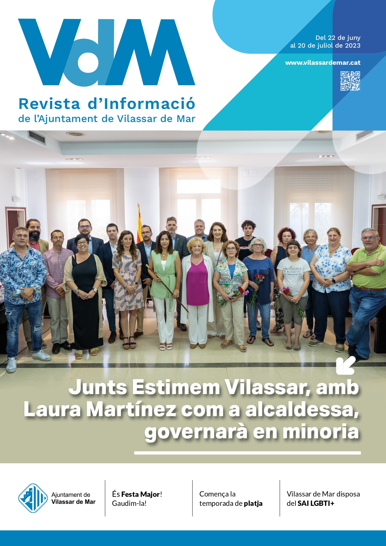 Portada del butlletí municipal de juny de 2023