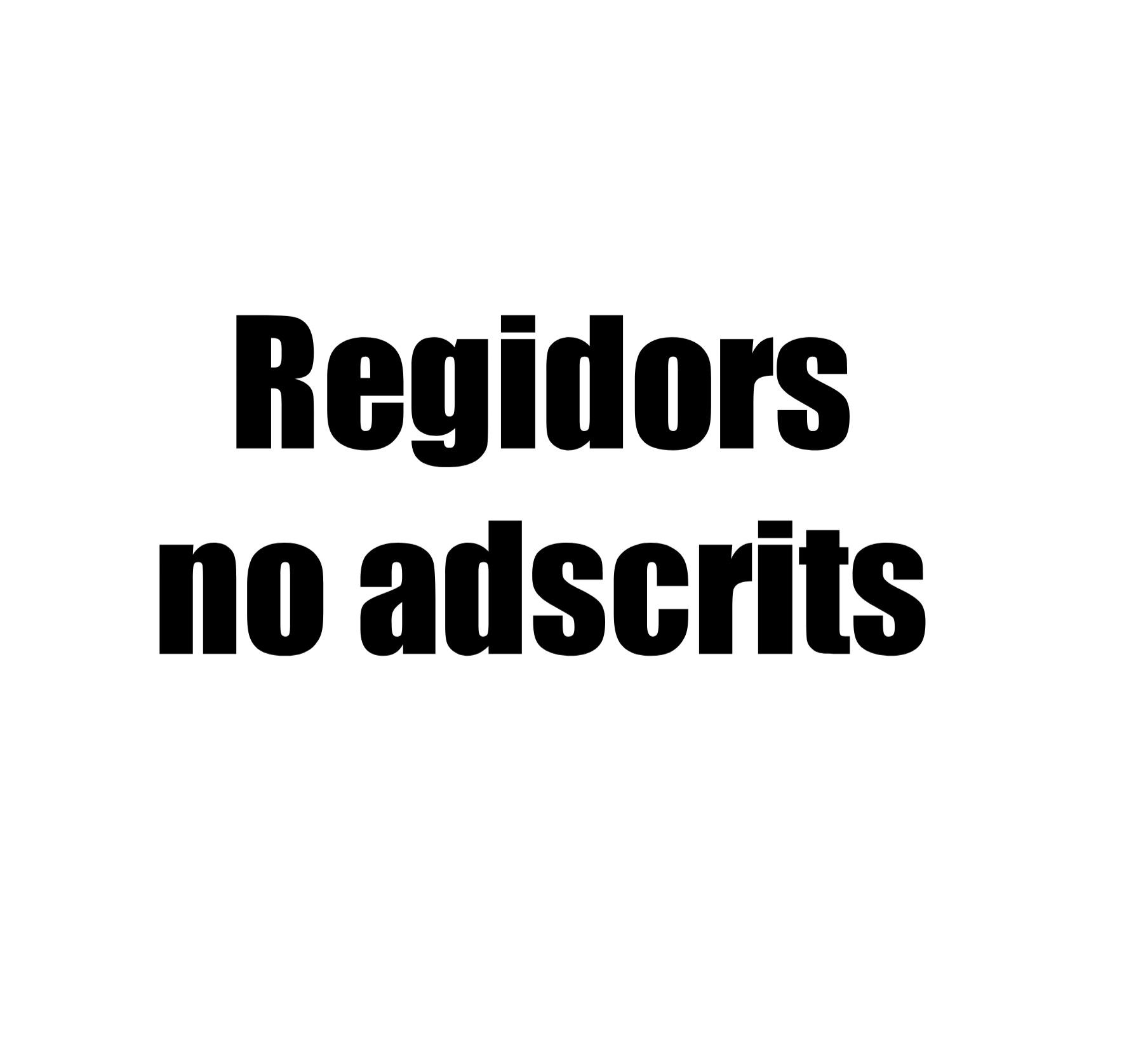 Regidors no adscrits