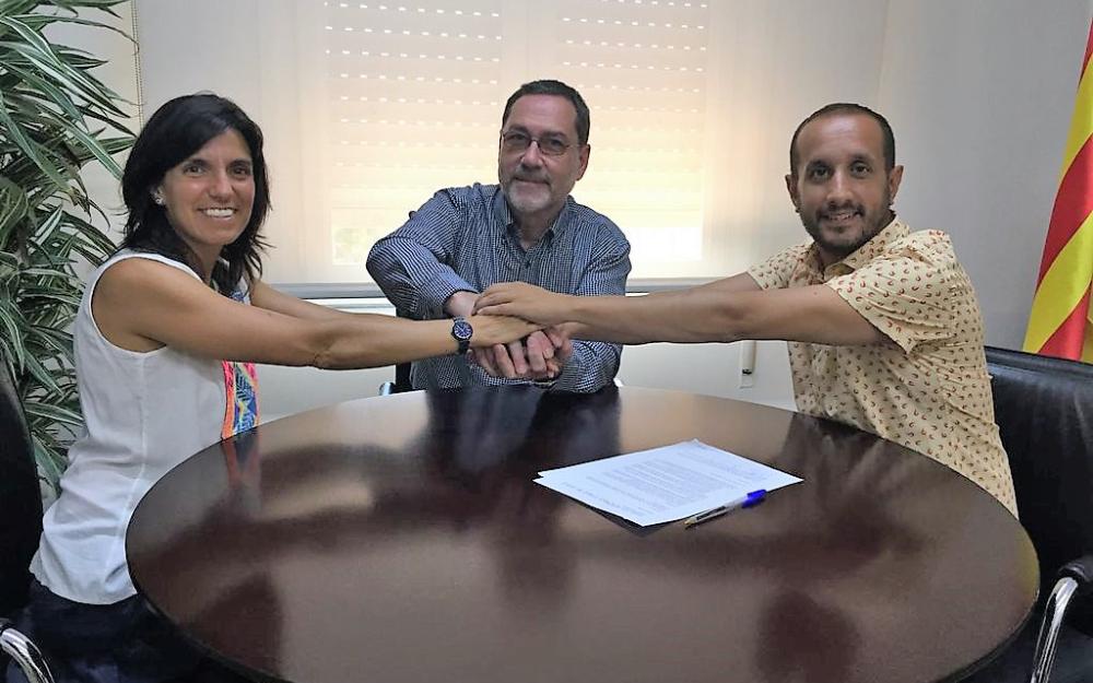 Foto d'arxiu Conveni amb Aigües Vilassar any 2017
