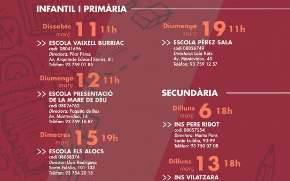 Cartell Portes obertes curs 2017-18