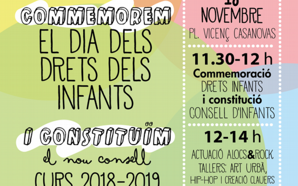 Cartell Drets dels Infants 2018
