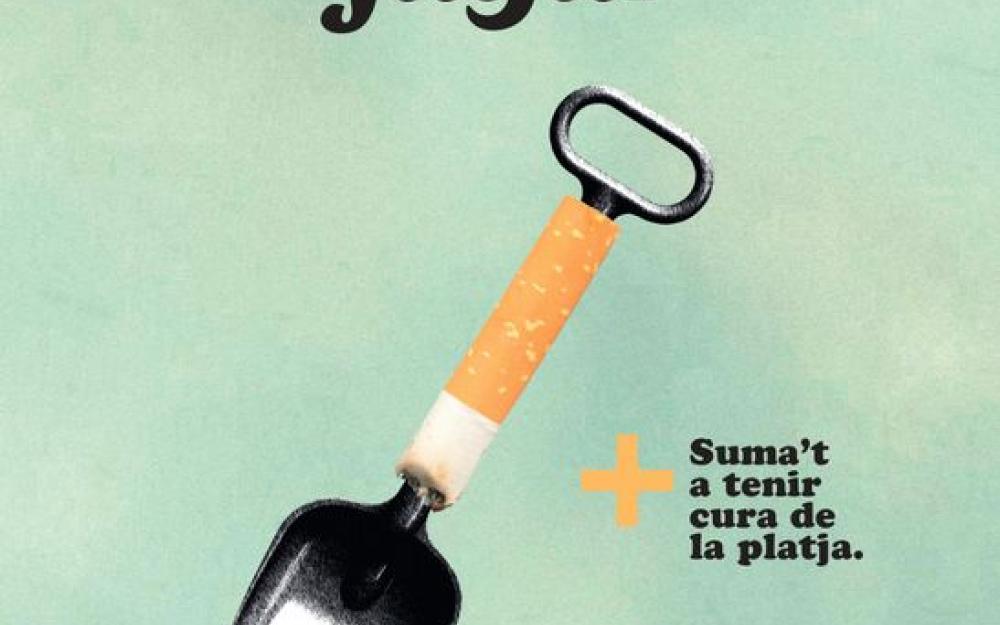 Campanya platja neta cigarreta