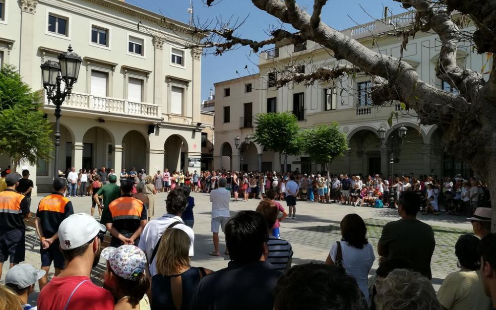 5 minuts de silenci plaça Ajuntament