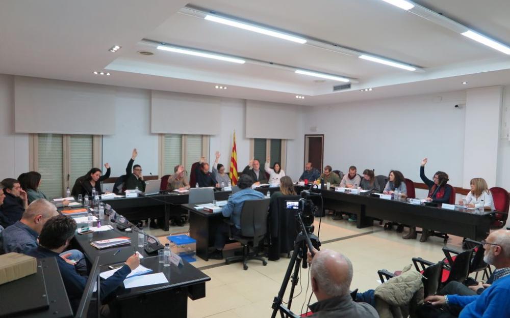 Vots a favor en l'aprovació inicial dels pressupostos 2018