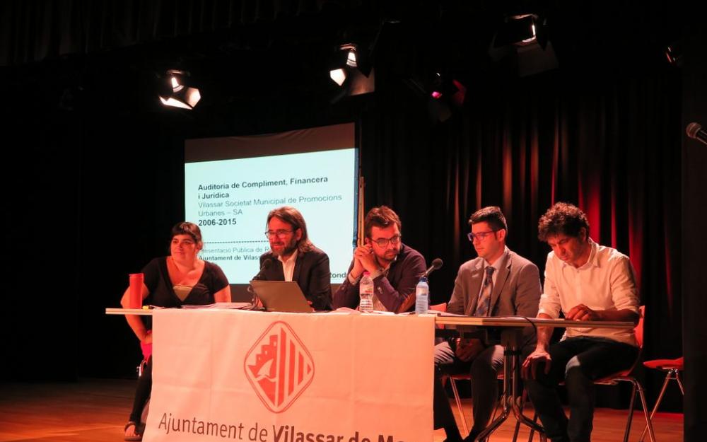 Presentació resultats auditoria SA Municipal pel Col·lectiu Ronda