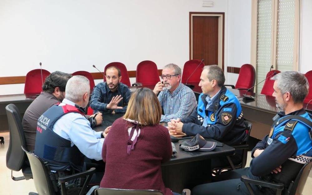 Reunió amb Mossos i Policia Local