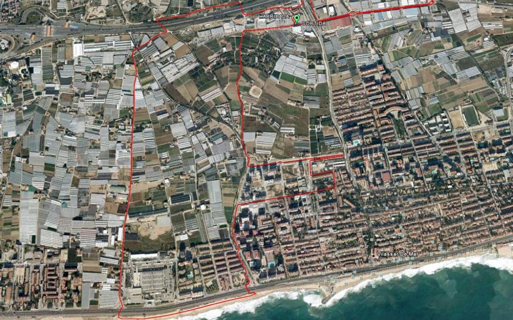 Mapa recorregut de la cursa policial 2010