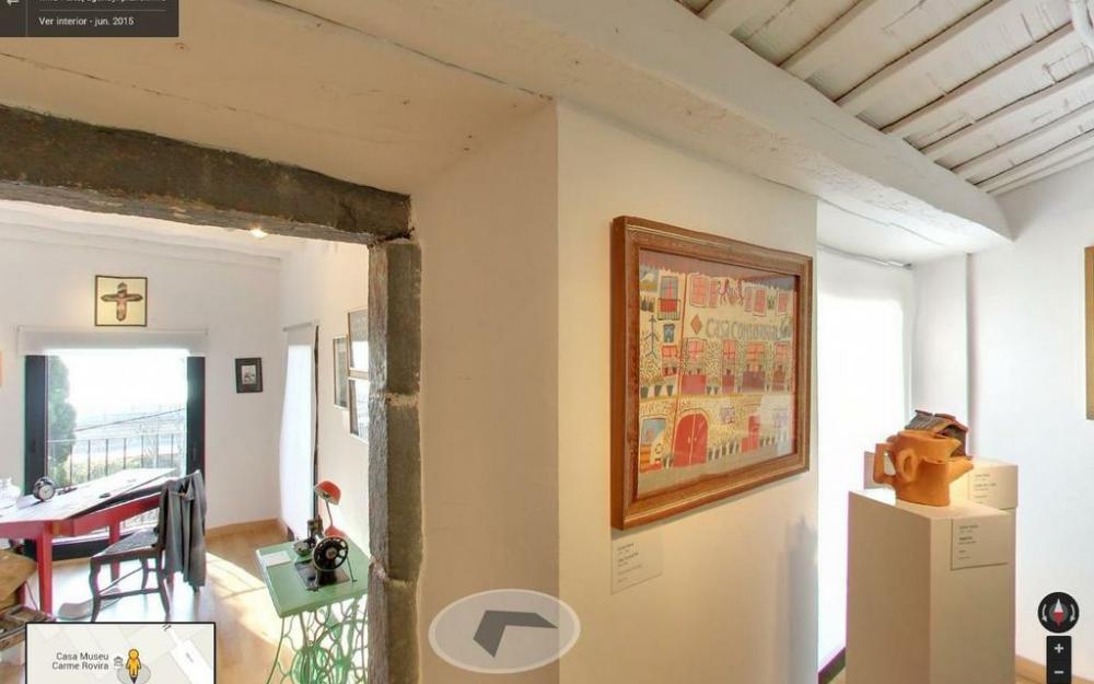 Visita virtual casa museu Carme Rovira