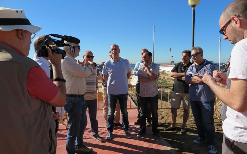 Visita obres escullera 2
