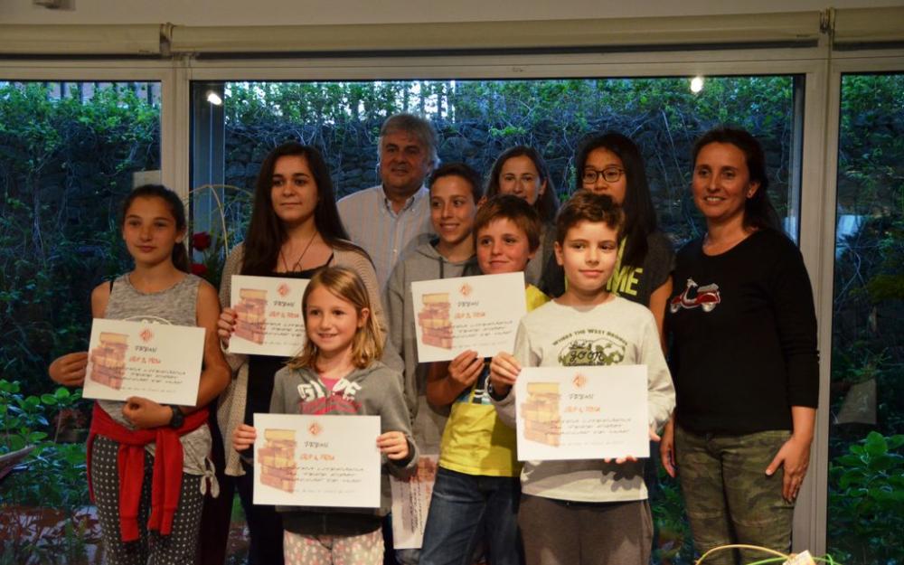 Grup premiats Mostra Literària 2017