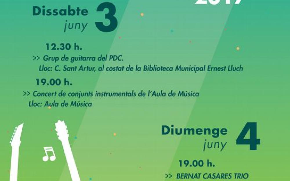 Cartell Dia de la Música 2017