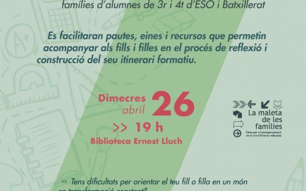 Cartell Orienta't en família