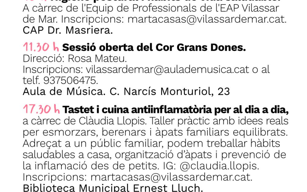 Setmana de la Salut - 7 d'abril