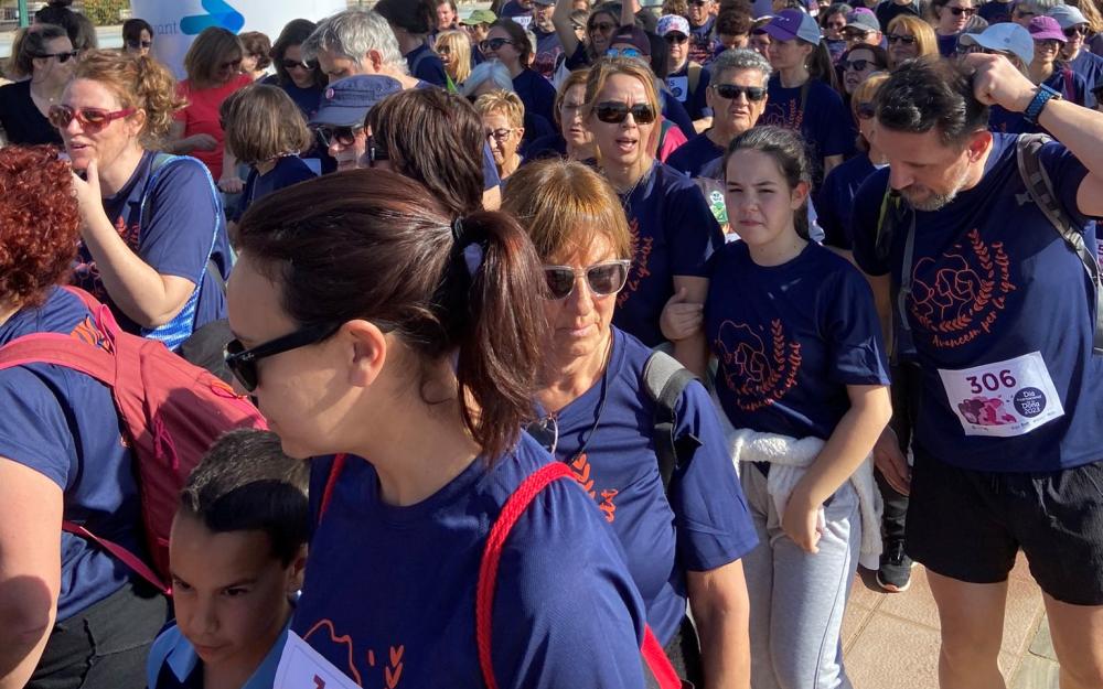 Participants a la Caminada del Dia de la Dona