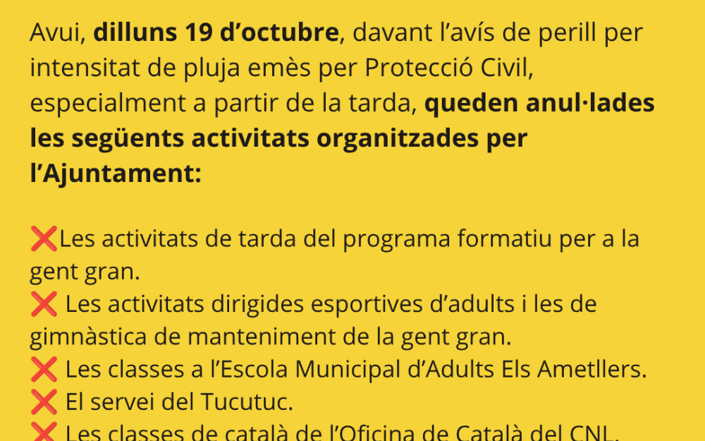 Cartell d'avís