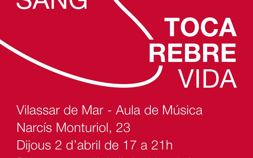 Cartell dona sang 2 i 5 d'abril de 2026