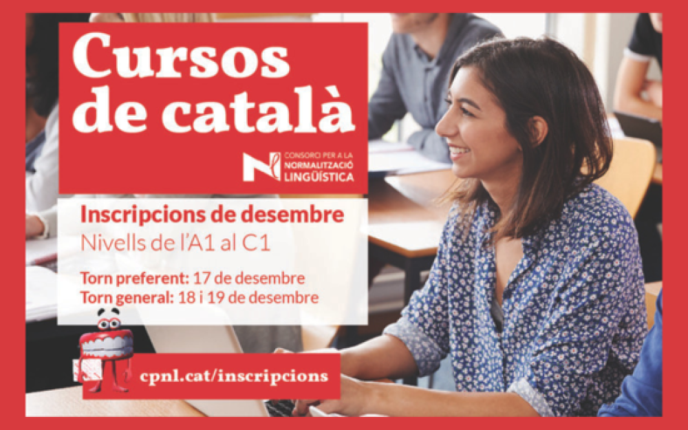 Cartell cursos de català CNL