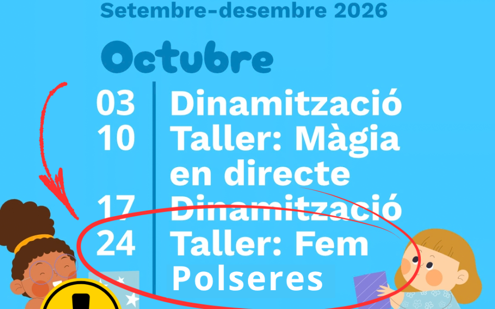 Canvi d'ubicació del taller de polseres