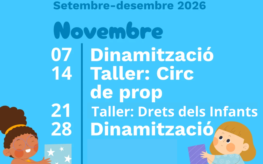 Programació novembre "Els dissabtes del Tucu!"