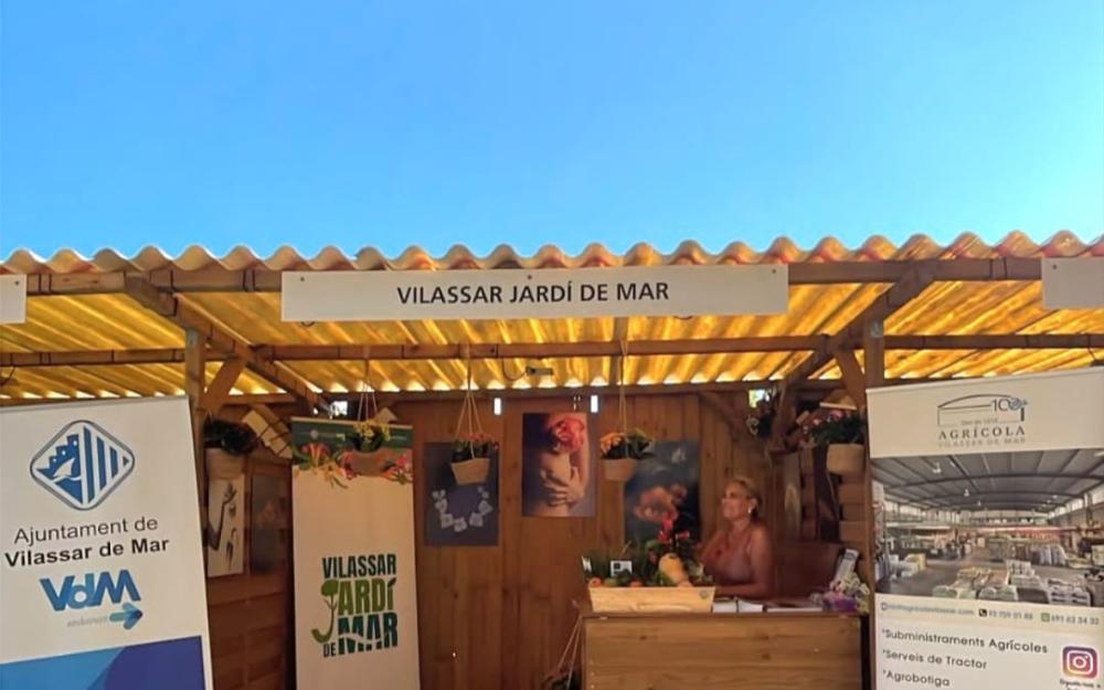 Parada per promocionar "Vilassar, Jardí de Mar", a la Fira de Calella