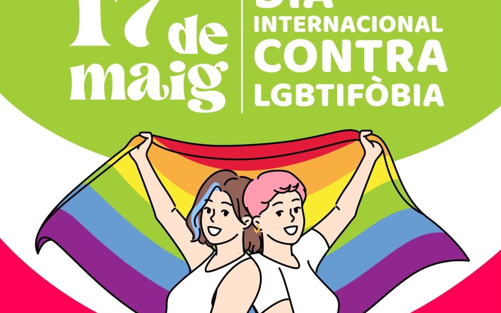 Imatge del cartell del Dia Internacional contra la LGBTI-fòbia