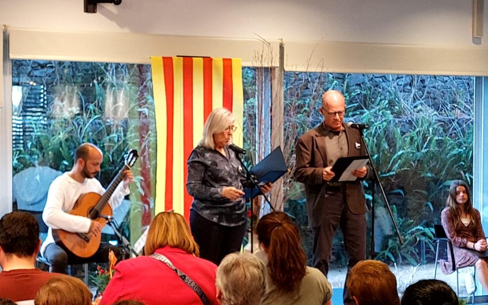 Lectura de fragments d'obres premiades a la Mostra Literària 2023