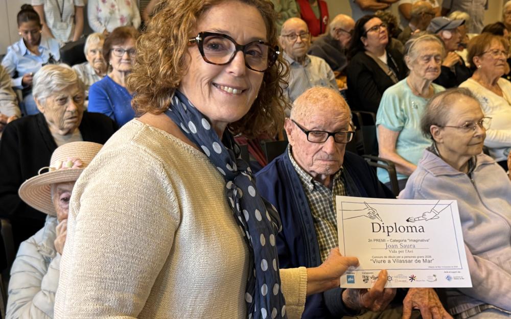 Joan Saura, segon premi de la categoria "Imaginativa"