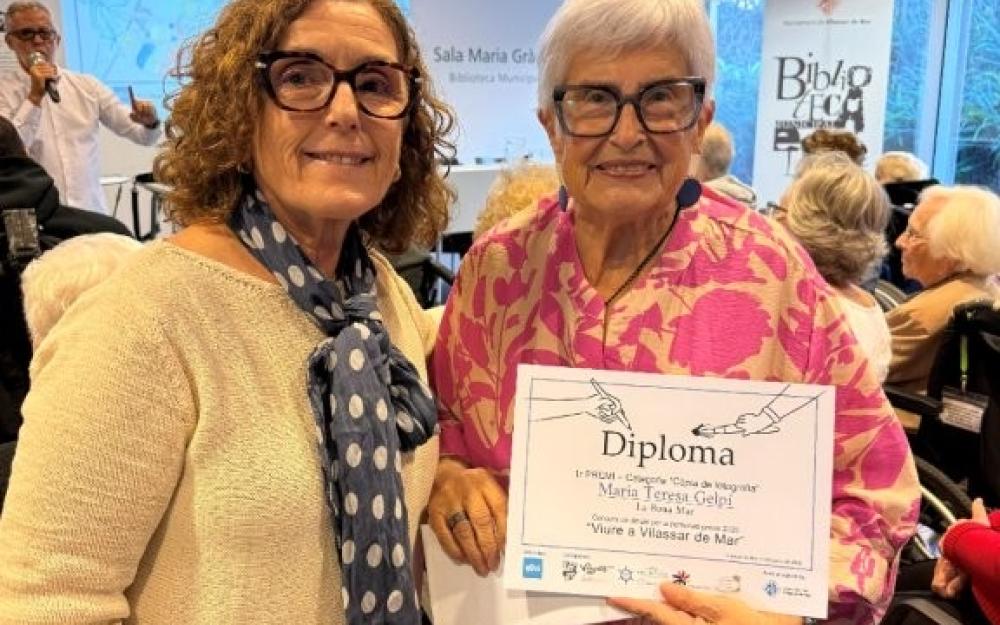 Maria Teresa Gelpí, primer premi en la categoria "Còpia de fotografia"