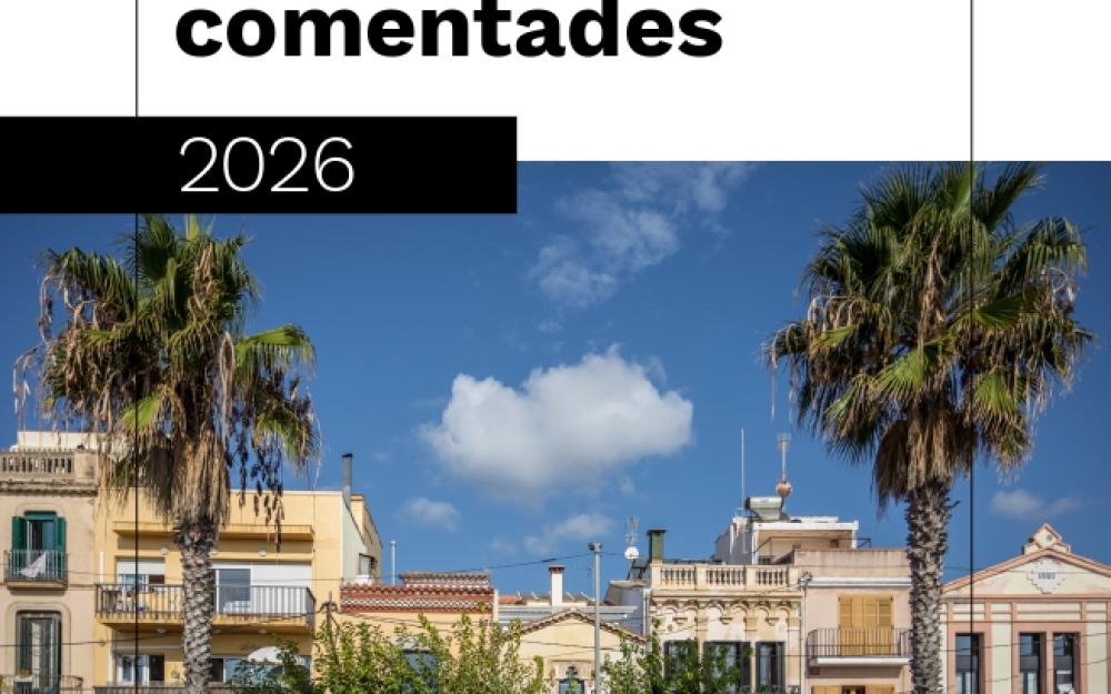 Portada del llibret de la programació de visites comentades 2026