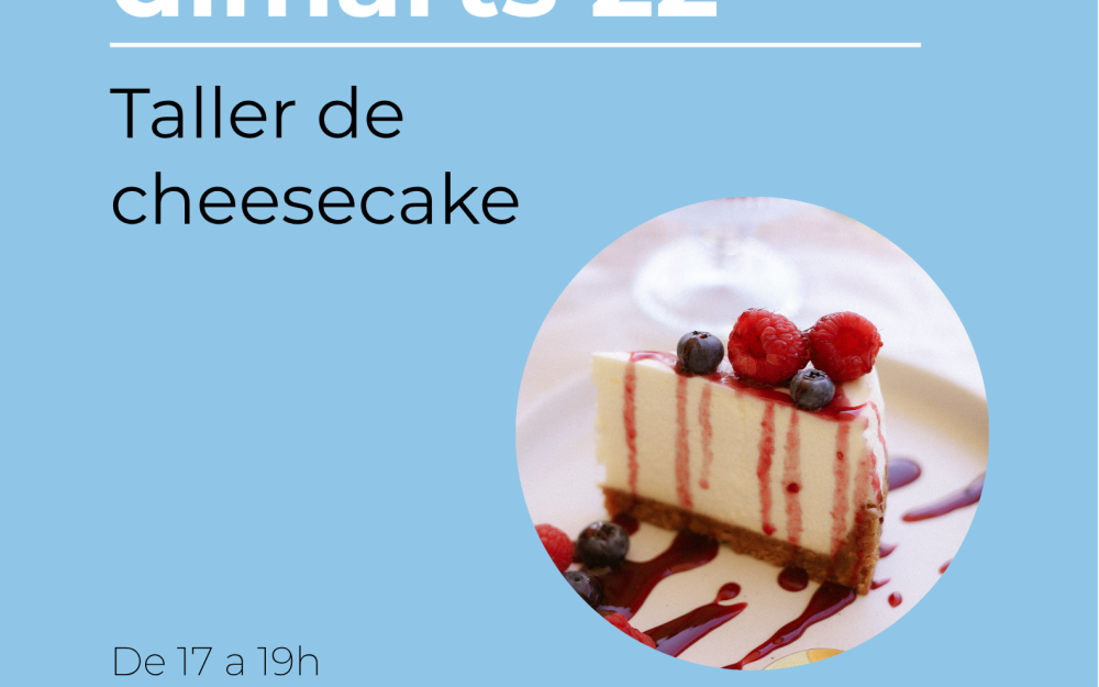 Taller de cuina per a joves: Cheesecake