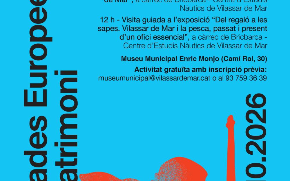 Cartell de les Jornades Europees de Patrimoni 2026
