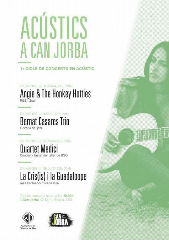 Cartell Acústics a can Jorba