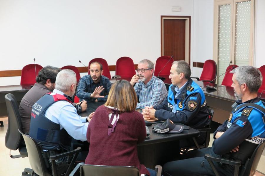 Reunió amb Mossos i Policia Local