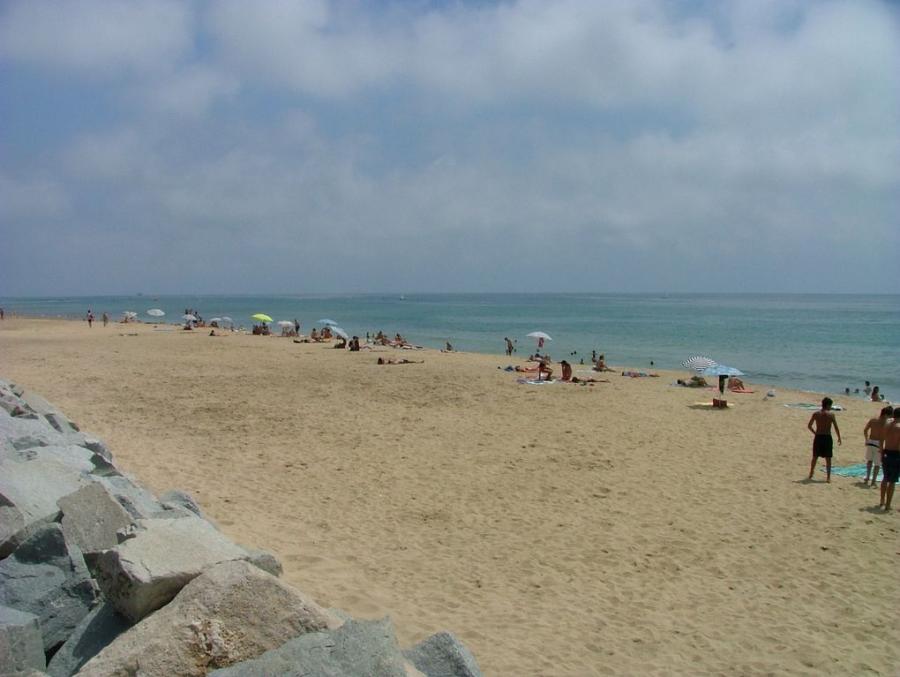 Platja amb reposició de sorra