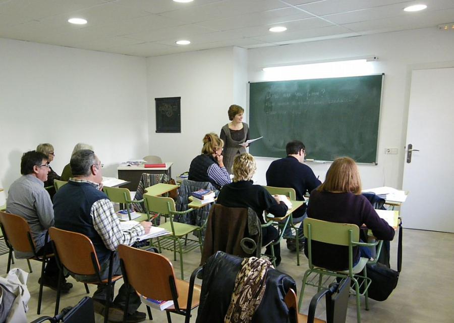 Aula ampliada Escola d'Adults