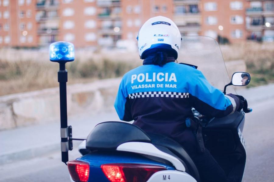 Patrulla motoritzada de la Policia Local