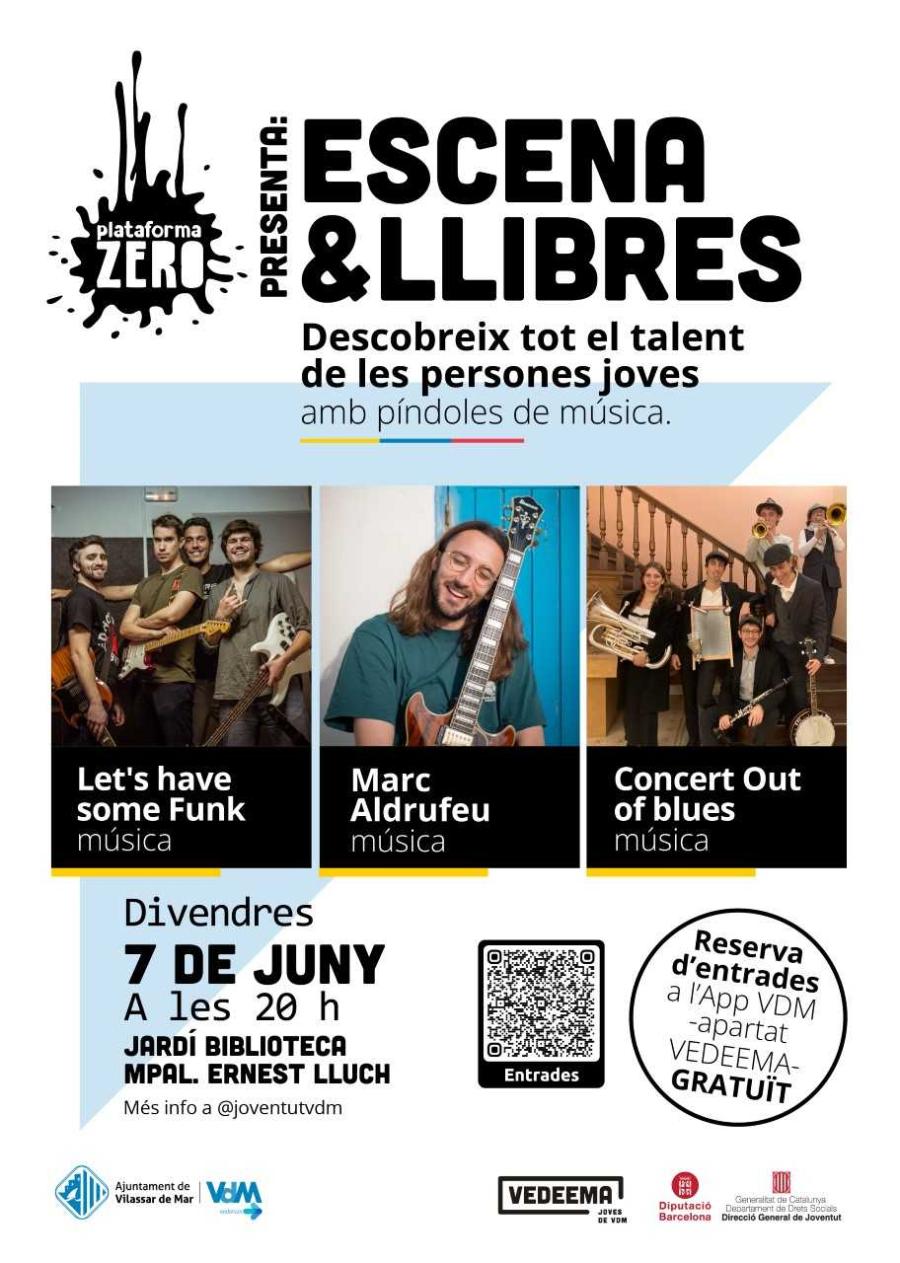 Cartell de l'Escena & Llibres del 7 de juny de 2024