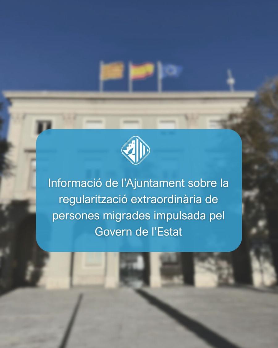 Informació sobre la regularització extraordinària de persones migrades