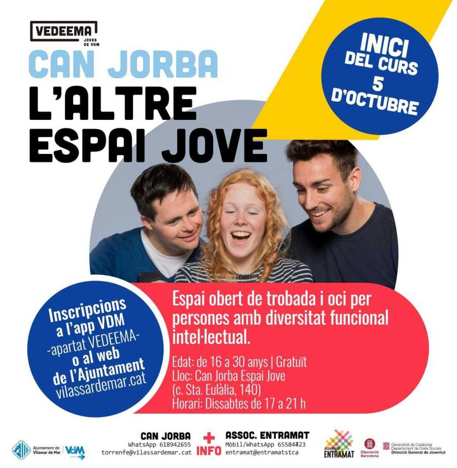Cartell inici de curs a l'Altre Espai Jove
