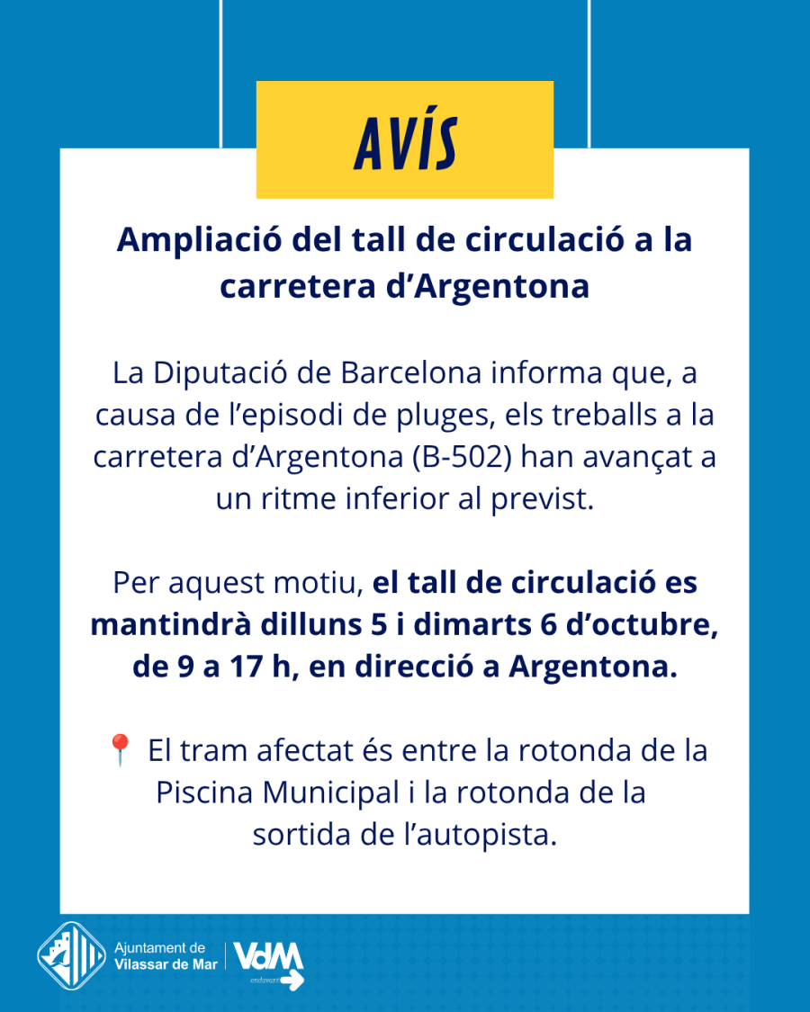 Cartell de l'avís