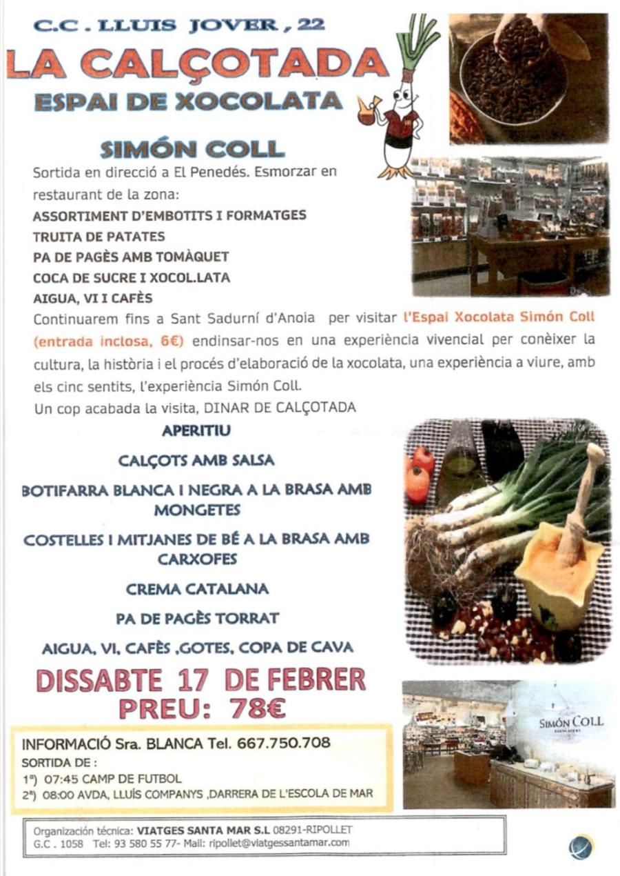 Cartell de la sortida del Centre Cívic Lluís Jover