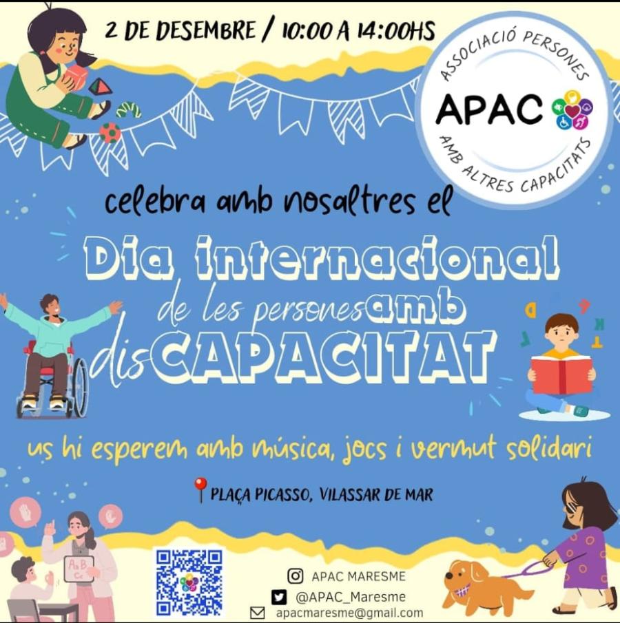 Cartell del Dia Internacional de les persones amb disCAPACITAT