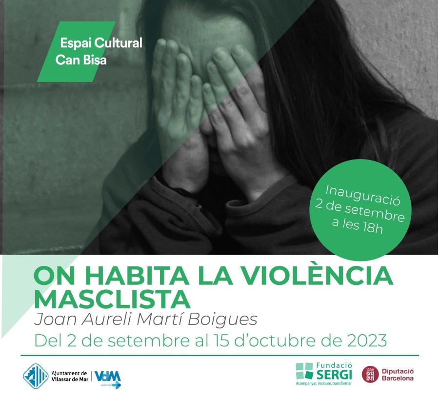 Cartell de l'exposició "On habita la violència masclista"