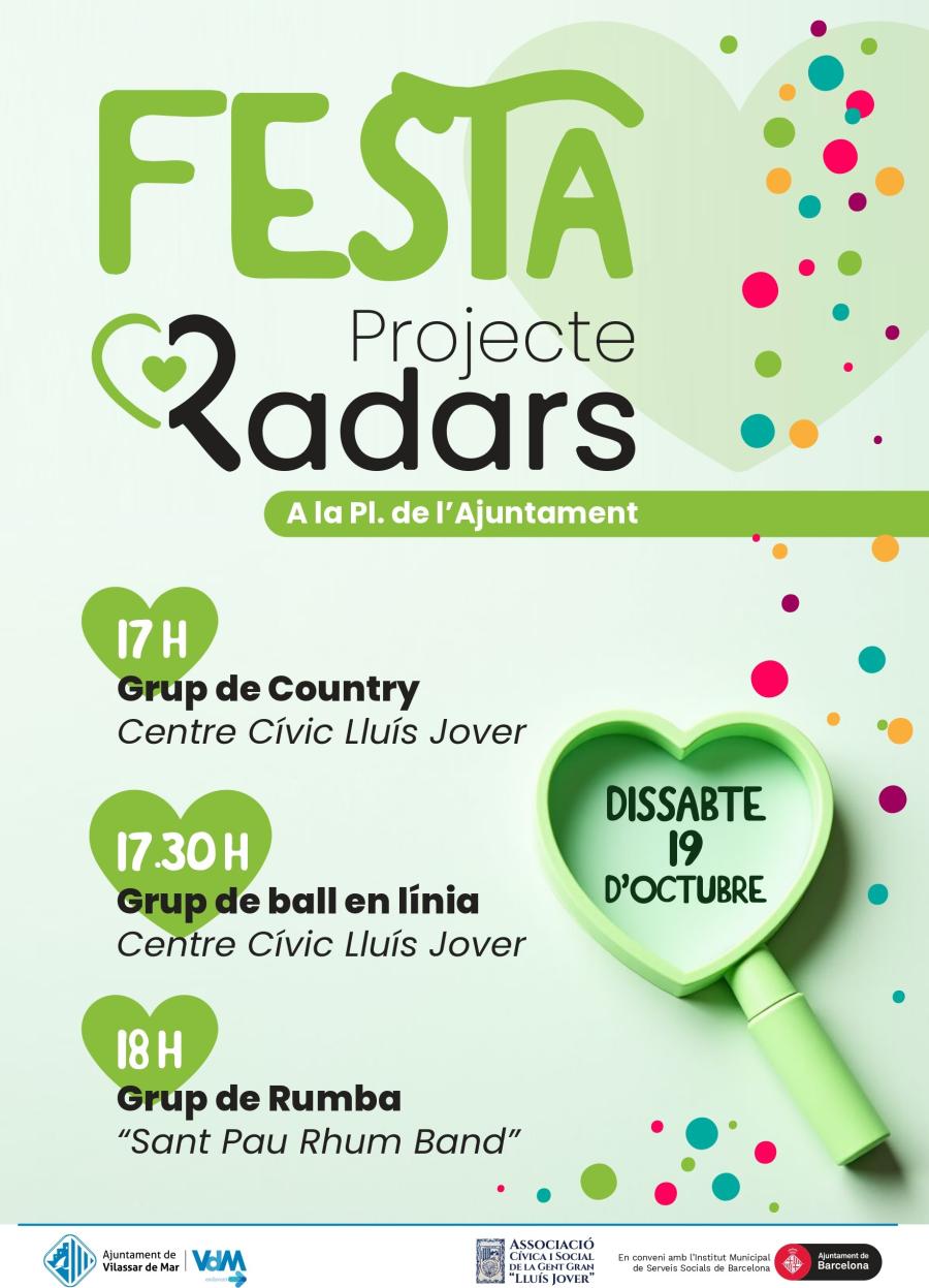 Cartell de la Festa Projecte Radars