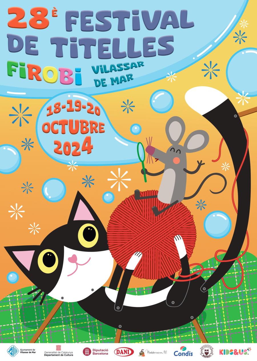 Cartell del 28è Festival de Titelles Firobi Vilassar de Mar