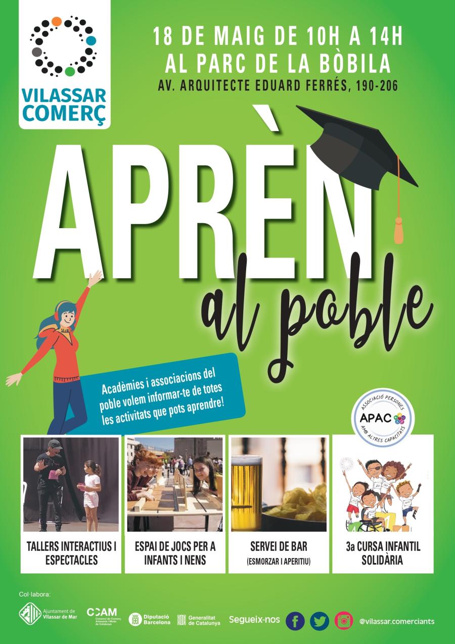 Cartell Fira Aprèn al poble