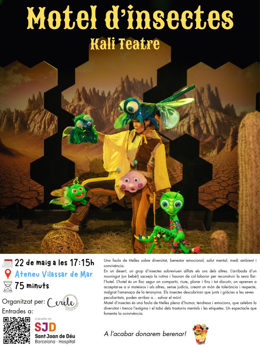 Cartell de l'obra "Motel d'insectes"