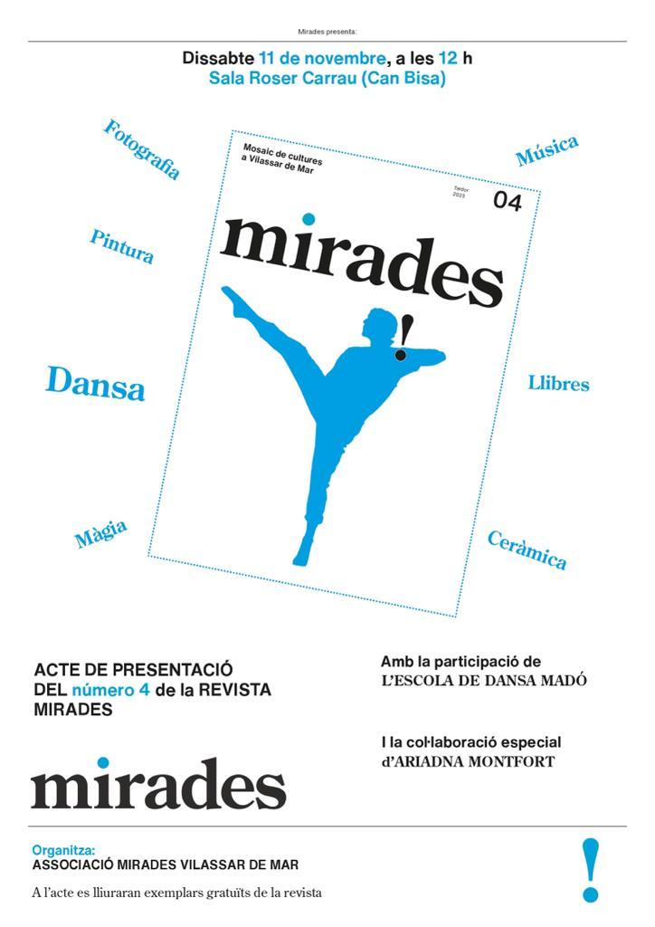 Cartell presentació del número 4 de la revista Mirades