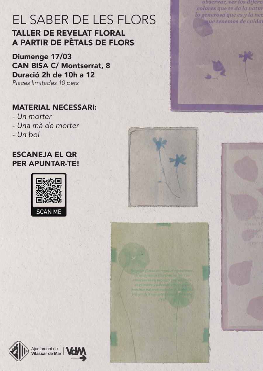 Taller de revelat floral